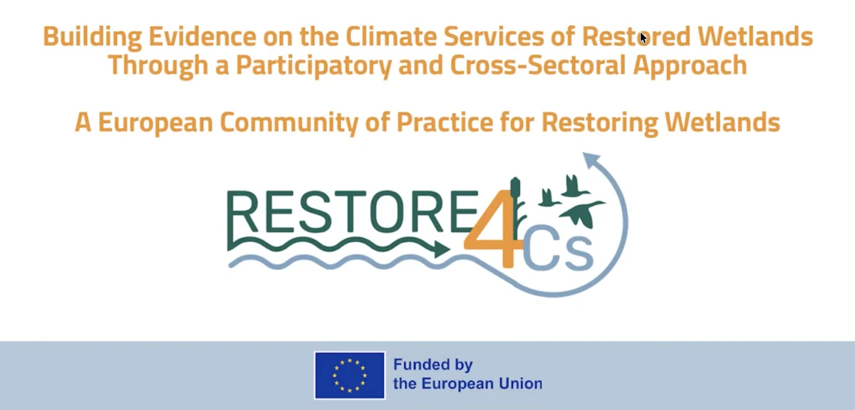 Image for Session for policy-makers and scientists – RESTORE4Cs Autumn Schools